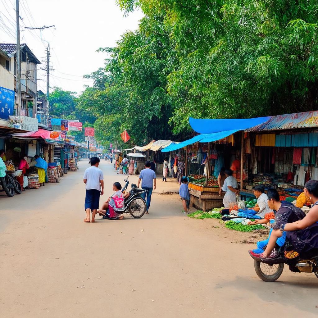 Cuộc sống thường nhật và tiện ích tại Đường số 1 khu dân cư Vĩnh Lộc A